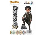 Capricorn Sticker and Magnet - Celestial Sea-Goat Horoskins™ – Zodiac Earth Sign | Waterproof & UV-Proof - Sticker / Mini