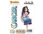 Cancer Sticker and Magnet - the Celestial Crab Horoskins™ – Zodiac Water Sign | Waterproof & UV-Proof - Sticker / Mini