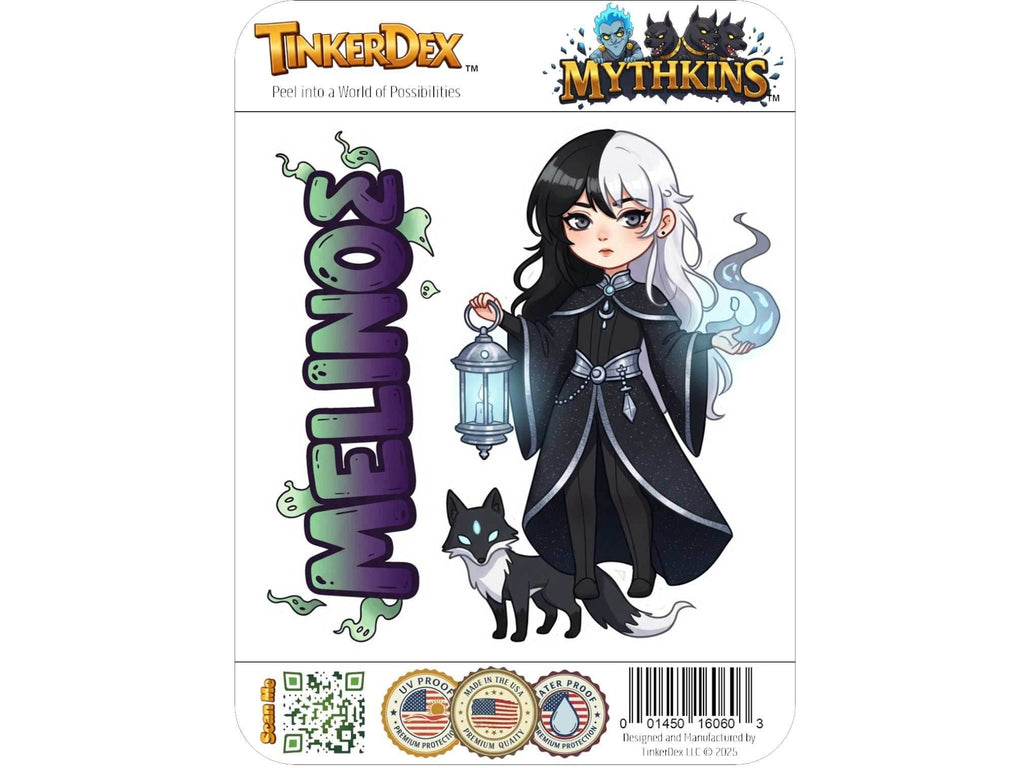Melinoë Sticker and Magnet - Goddess of Ghosts Mythkins™ – Chthonic Goddess | Waterproof & UV-Proof - Sticker / Mini