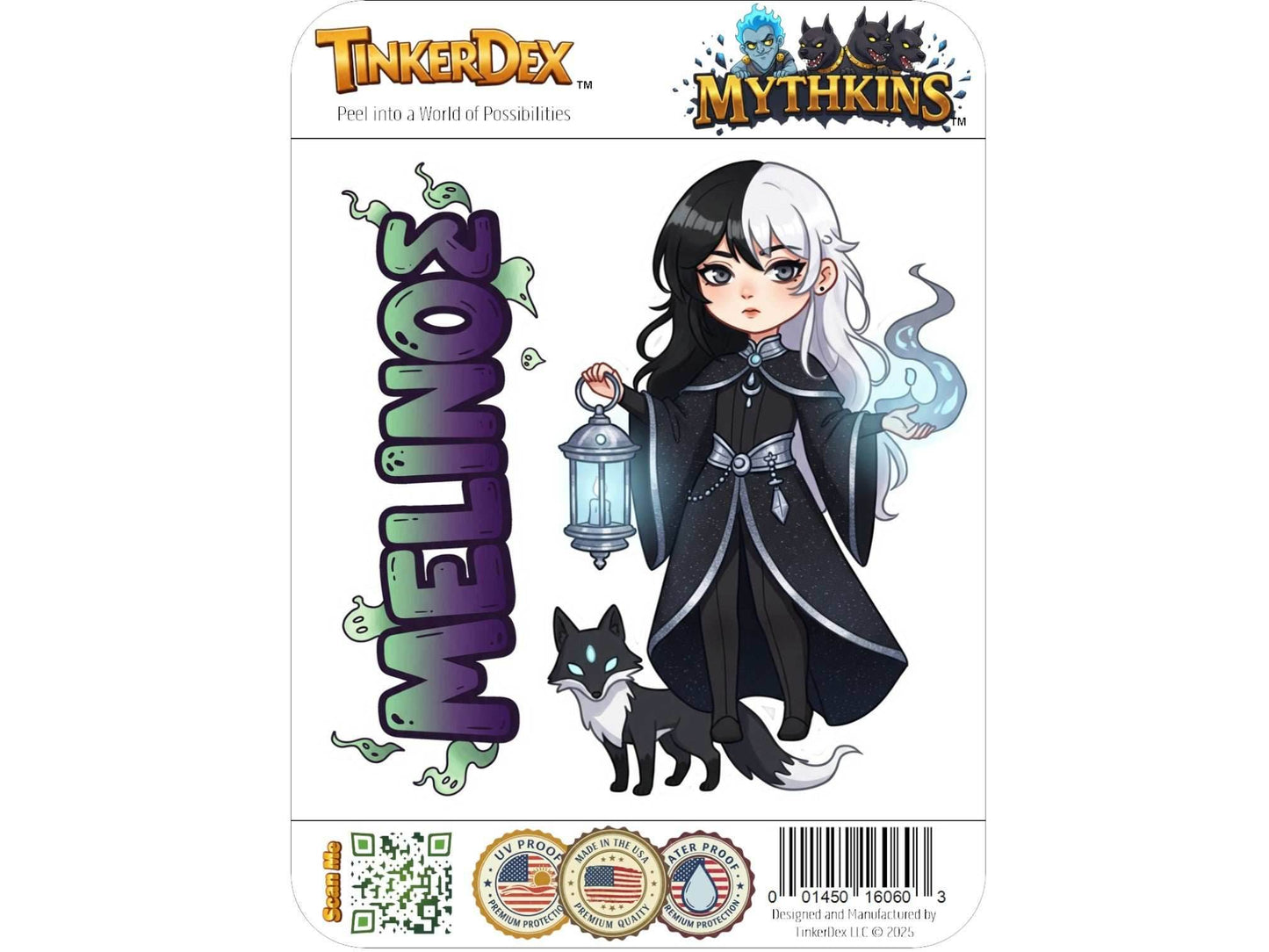 Melinoë Sticker and Magnet - Goddess of Ghosts Mythkins™ – Chthonic Goddess | Waterproof & UV-Proof - Sticker / Mini