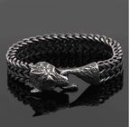 Vikings Fox Head Stainless Steel Bracelet - 