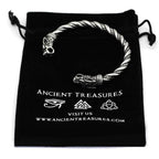 Viking Stainless Steel Oath Arm Ring - Silver