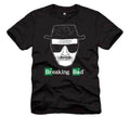 Breaking Bad Walter White Heisenberg Adult Black T-shirt - S
