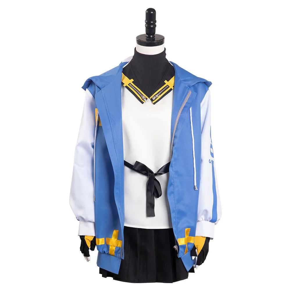 Bridget Cosplay Women Costume Video Game Guilty Gear Hoodie Skirt Fantasia Halloween Carnival Party Disguise Role Playing