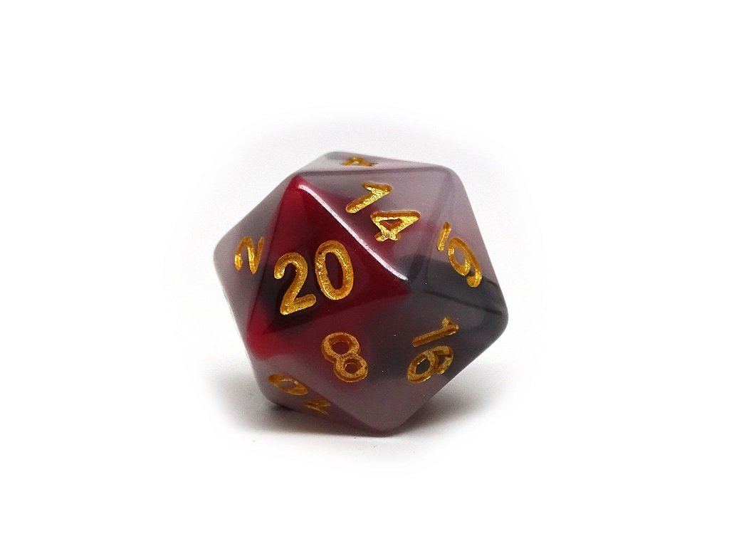 Brimstone Swirl Dice Collection - 7 Piece Set