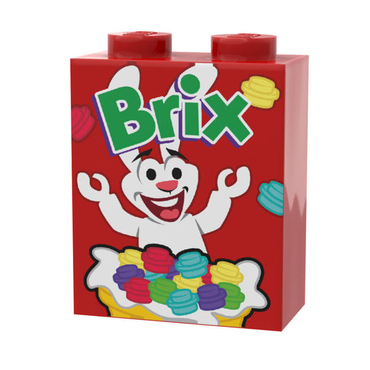 Brix Cereal - Custom Printed 1x2x2 Brick