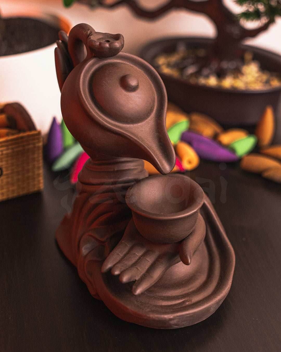 Buddha's Tea - Backflow Incense Burner - 