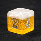 Budweiser Yellow Beer Resin Dice Set: Rolling for a Golden Happy Hour