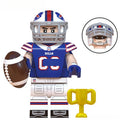 Buffalo Bills NFL Football Teams Lego Minifigures Custom Toys