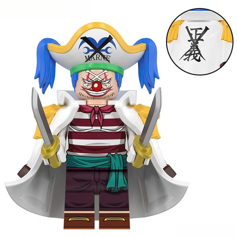Buggy from ONE PIECE Anime Lego Minifigures custom toys 1