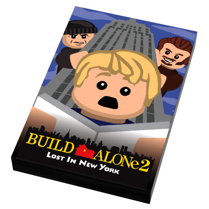 Build Alone 2 Movie Cover (2x3 Tile) made using LEGO parts - B3 Customs