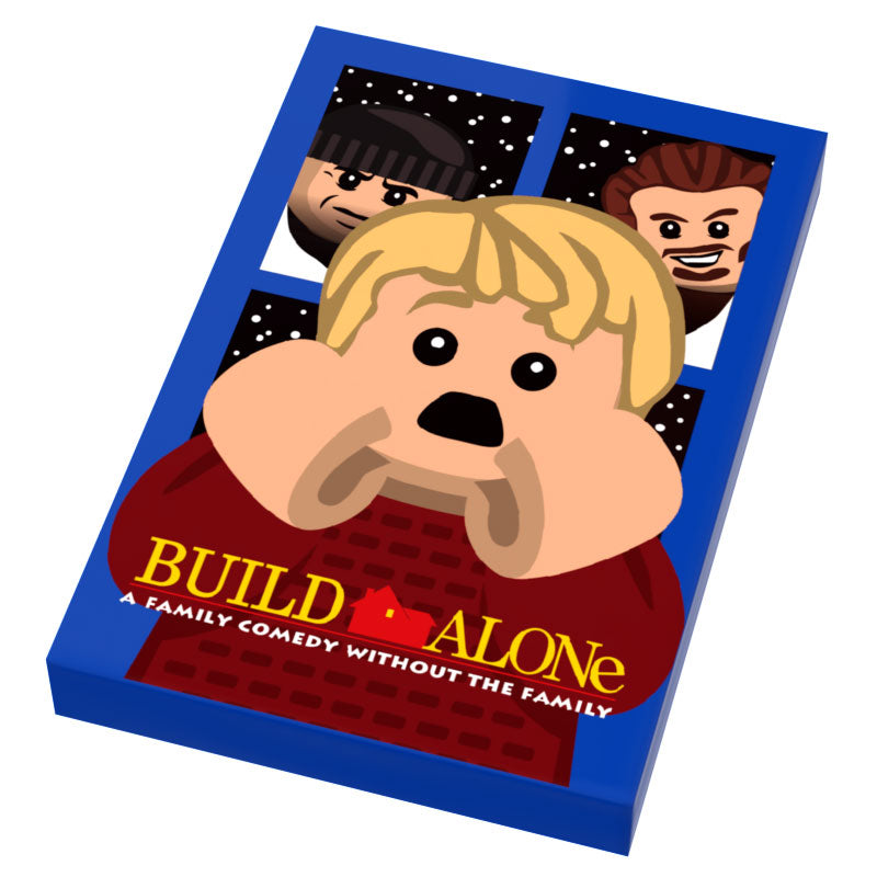 Build Alone Movie Cover (2x3 Tile) made using LEGO parts - B3 Customs