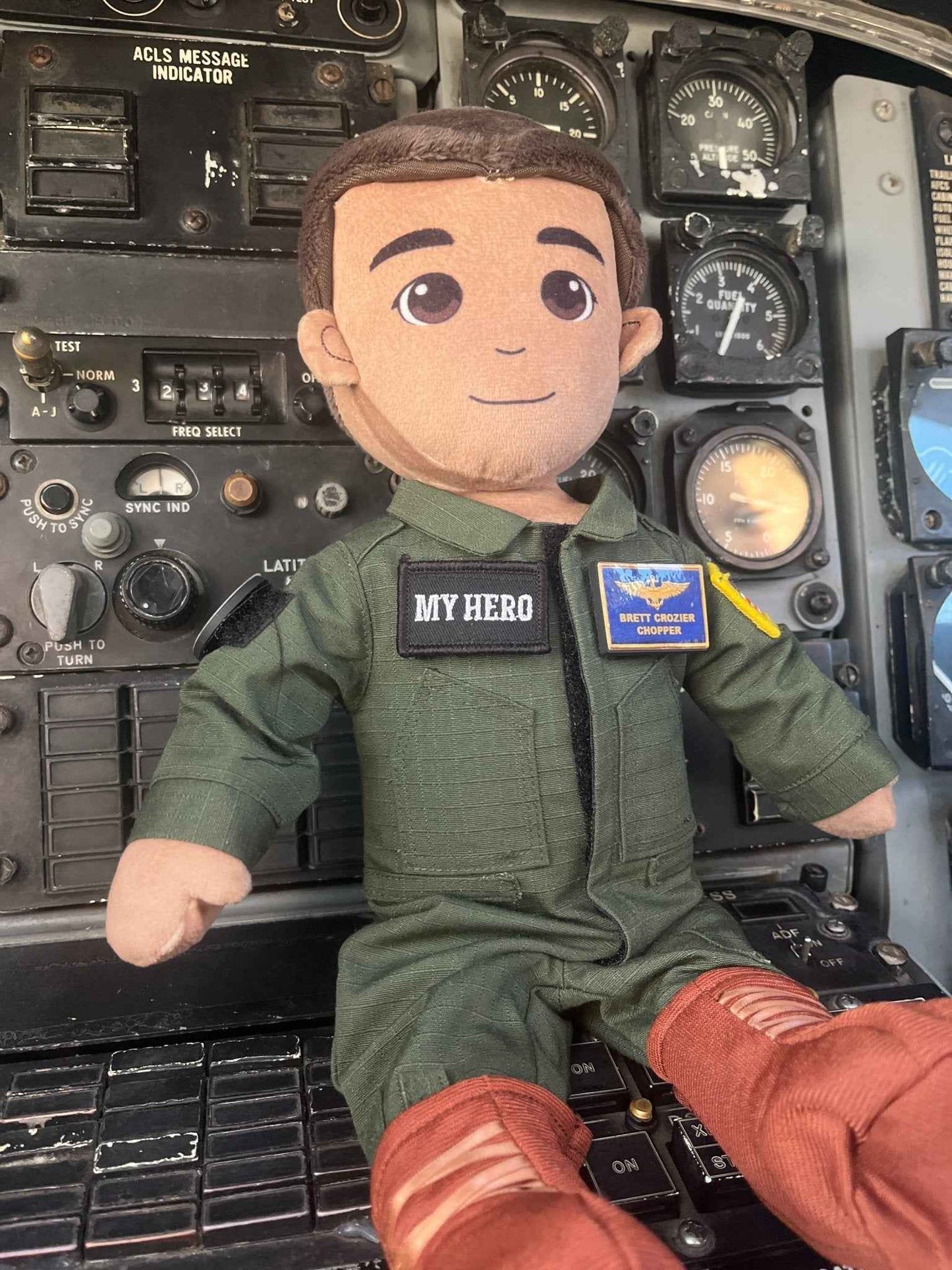 My Hero™ Flight Suit Pilot Daddy Doll | Recordable Plush