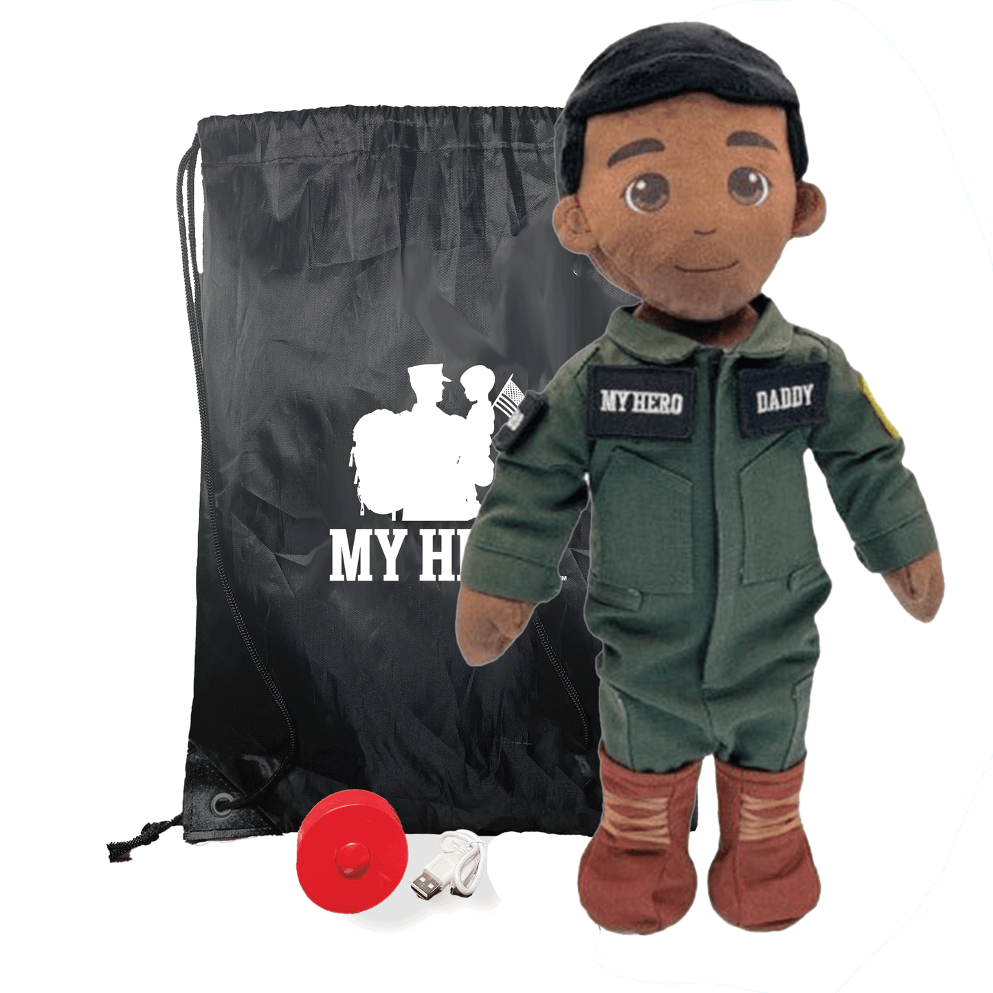 My Hero™ Flight Suit Pilot Daddy Doll | Recordable Plush