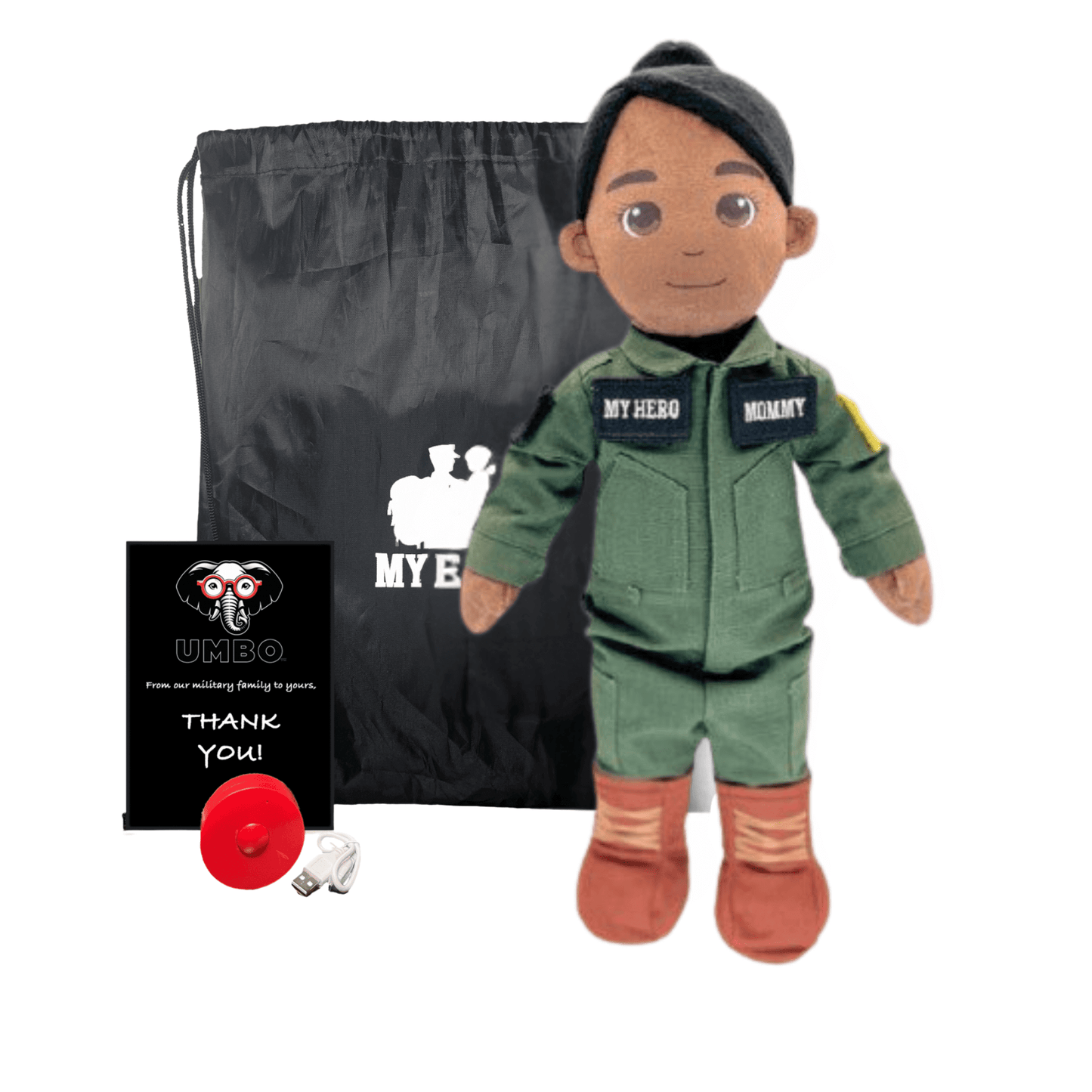 My Hero™ Flight Suit Pilot Daddy Doll | Recordable Plush