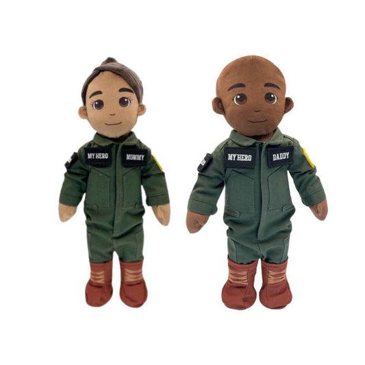 My Hero™ Flight Suit Pilot Daddy Doll | Recordable Plush