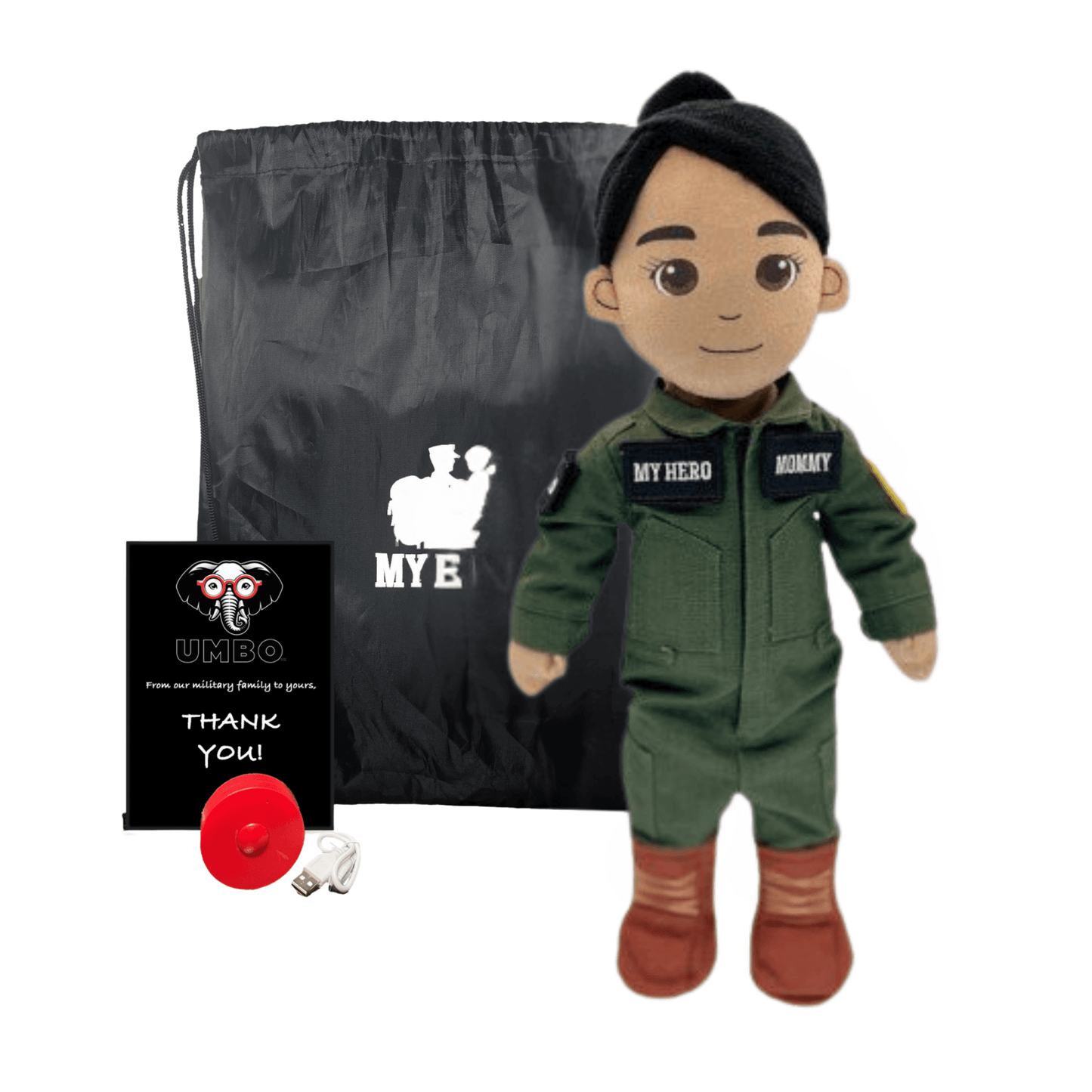 My Hero™ Flight Suit Pilot Daddy Doll | Recordable Plush