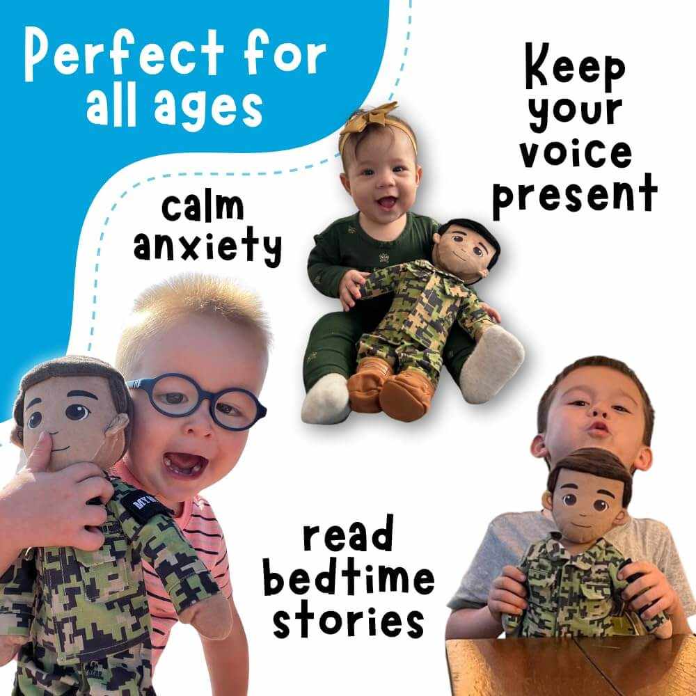My Hero™ Flight Suit Pilot Daddy Doll | Recordable Plush