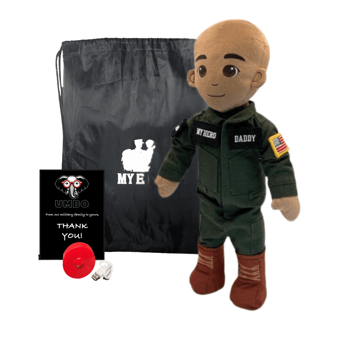My Hero™ Flight Suit Pilot Daddy Doll | Recordable Plush