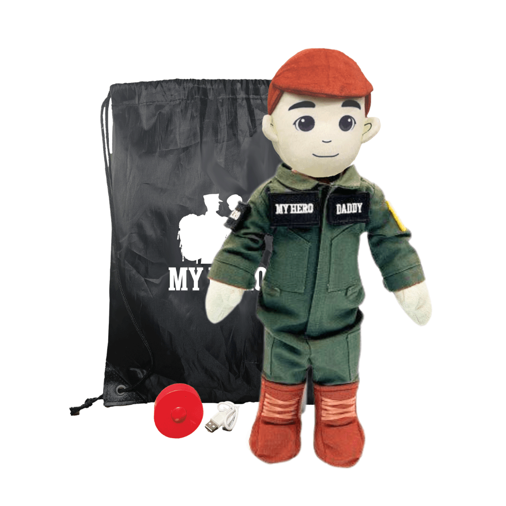 My Hero™ Flight Suit Pilot Daddy Doll | Recordable Plush
