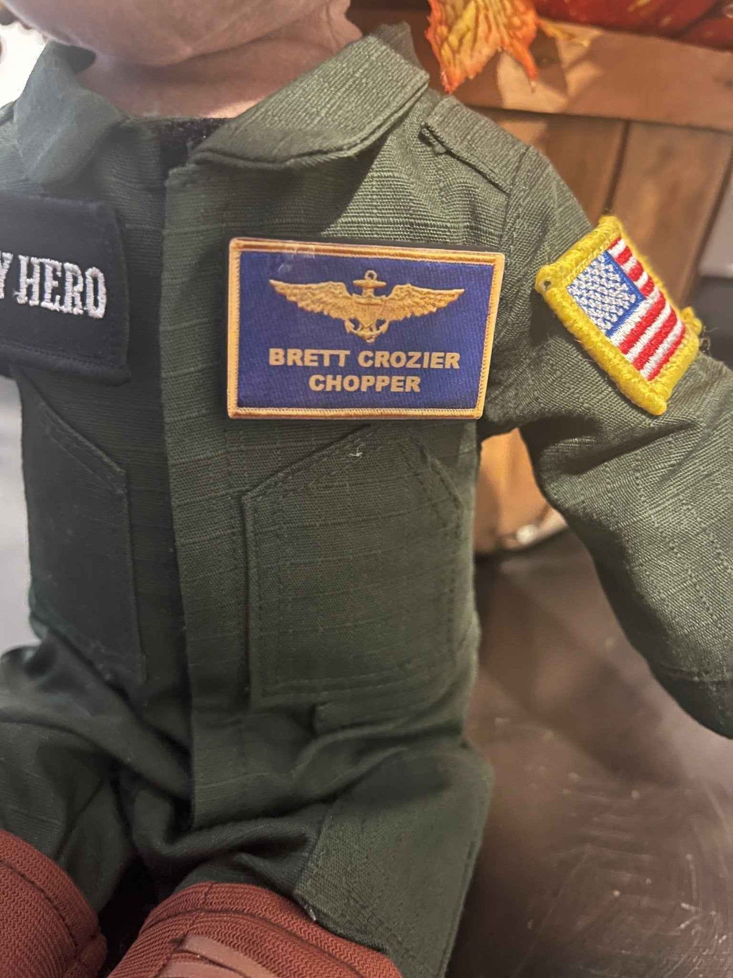 My Hero™ Flight Suit Pilot Daddy Doll | Recordable Plush