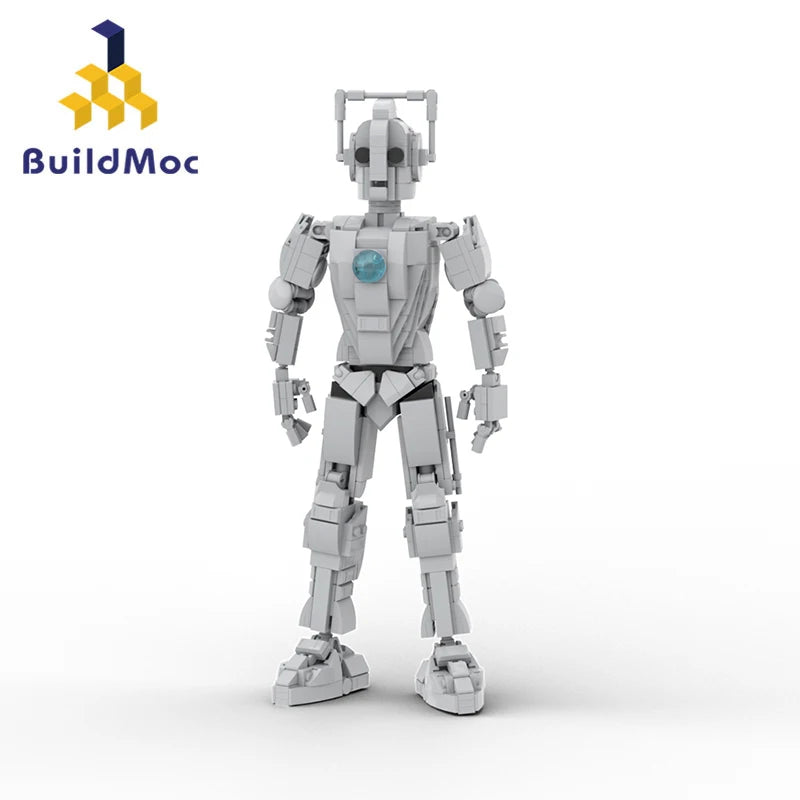 BuildMoc Doctor Cyberman Robot Building Block Set Whoed Future Mecha High-Tech Machine Brick Children Toys For Children Kid Gift