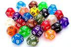 12 Sided Dice | 25 Count Assorted | Multi Colored D12s - 