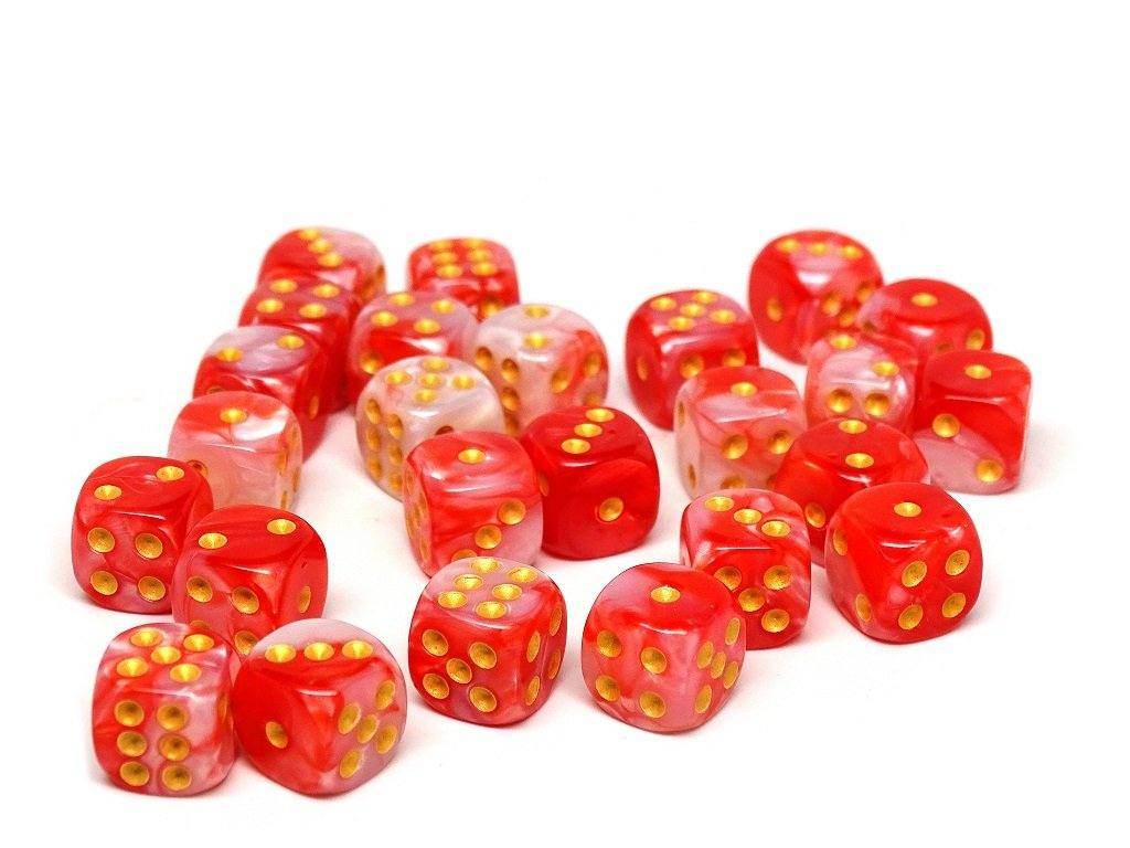 12mm D6 Dice - Himalayan Pink - 25 Count Bag - 