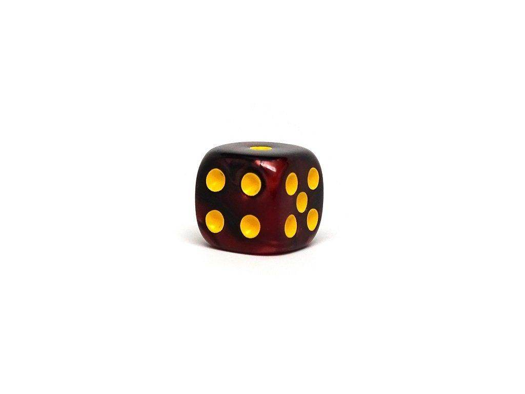 12mm D6 Dice - Lava Swirl - 25 Count Bag - 
