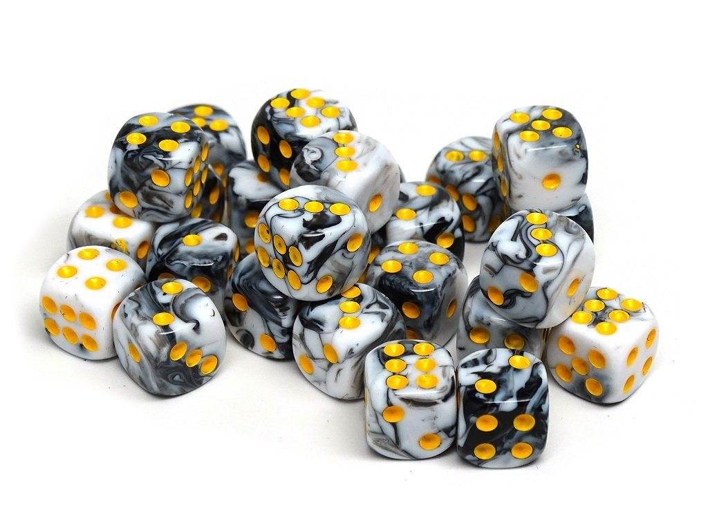 12mm D6 Dice - Oracle Design - 25 Count Bag - 