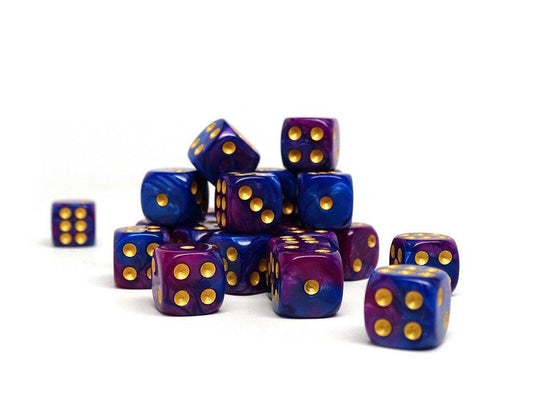 12mm D6 Dice - Purple Dawn - 25 Count Bag - 