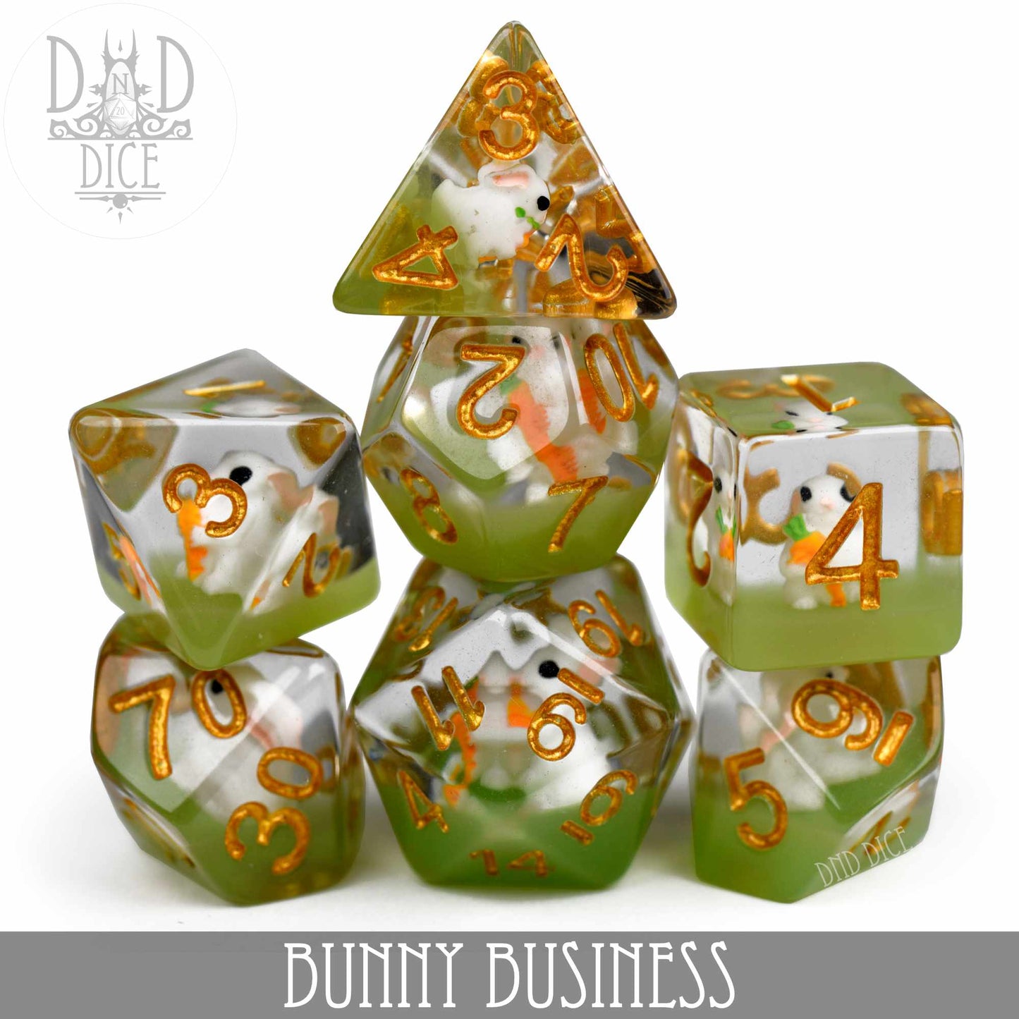 Bunny Business Dice Set