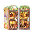 Book Nook Wizardi Miniature - Mole's Apartment Roombox Kit - 