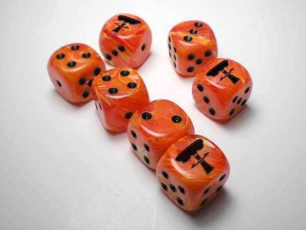 Dice Sets! - Tiny Wastelands Mushroom Cloud 3d6