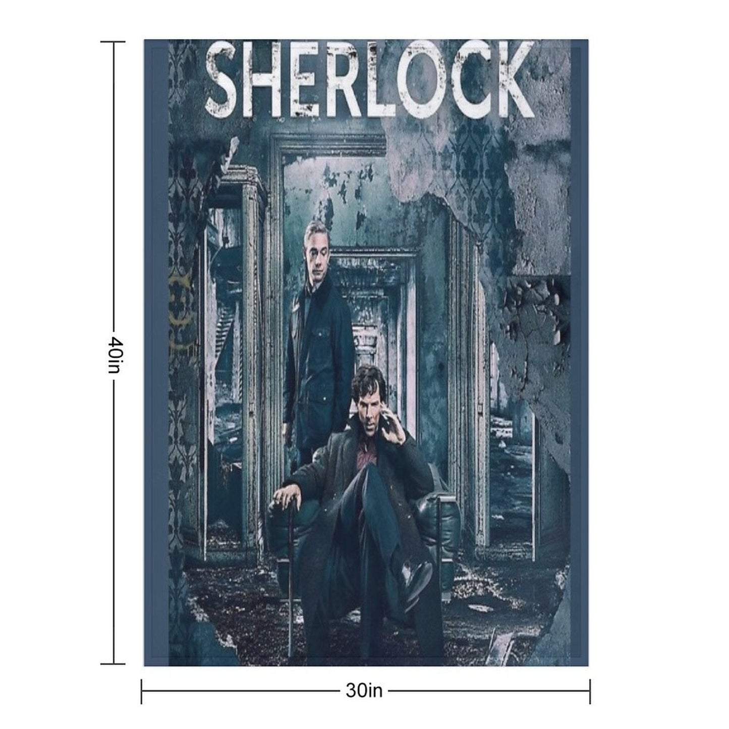 BBC Sherlock Throw Blanket