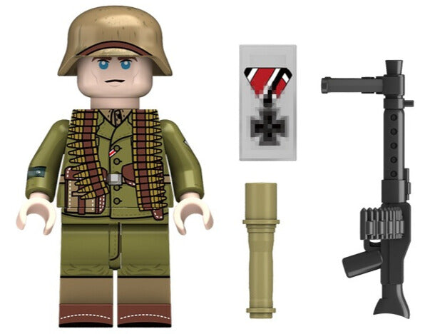 WWII - German Afrika Korps - 4 Man Squad - Mil-Blox