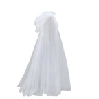 Halloween Ghost Hooded Cloak Death Witch Mesh Cloak Ball Performance Costume