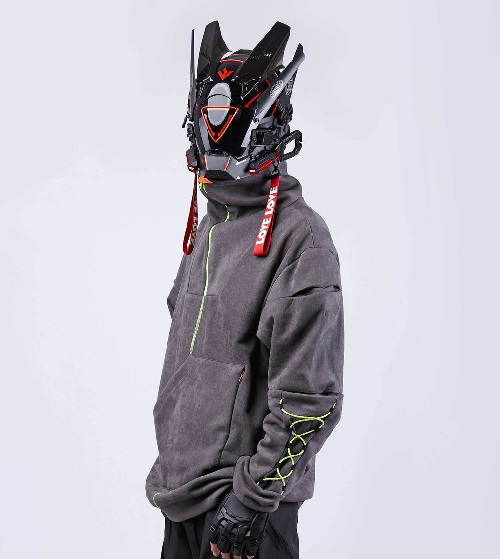 APH509 Not Evil Cyber Sweater - Grey / S
