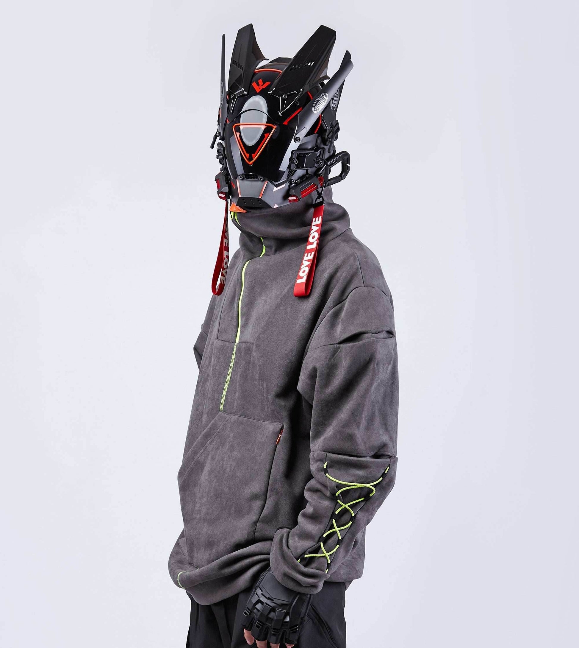 APH509 Not Evil Cyber Sweater - Grey / S