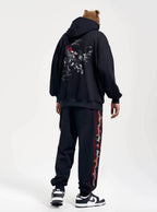 KH9102 Kirin Embroidery Hoodie - Black / S