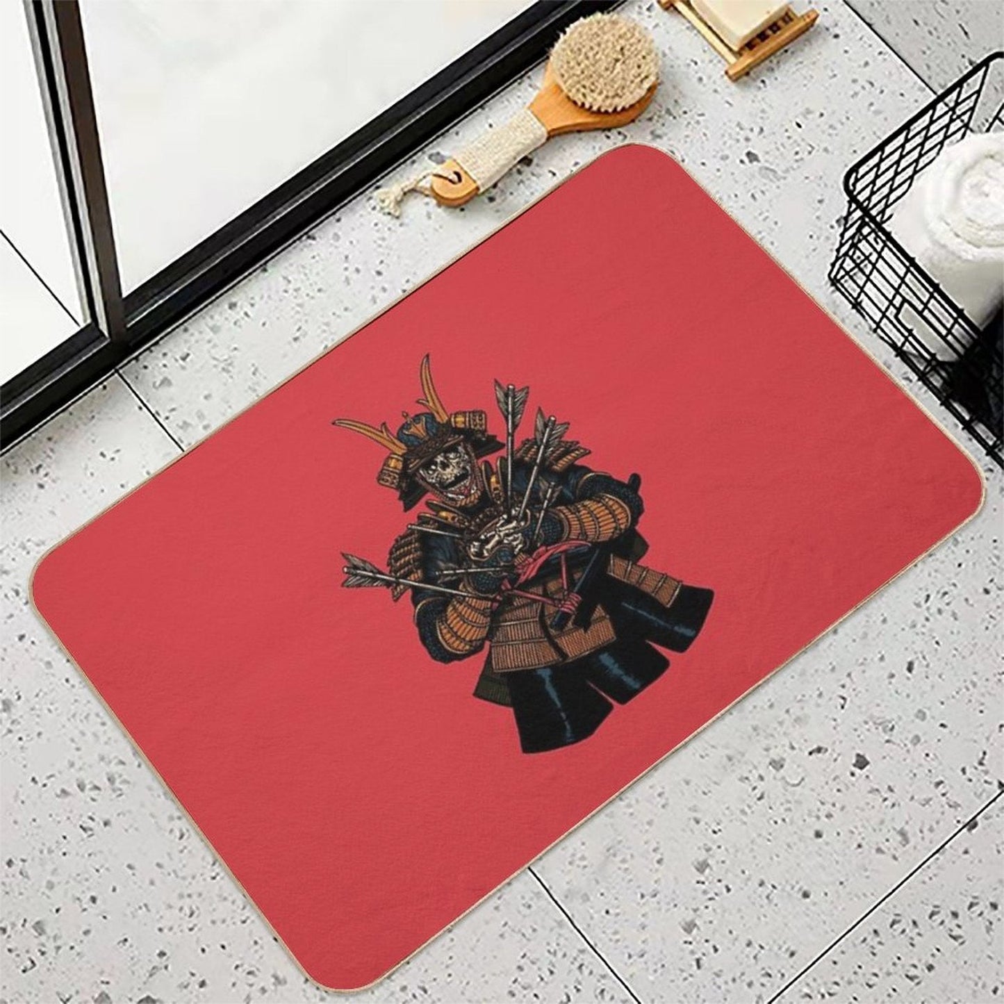 Dead Samurai  Easy To Clean Bath Mat