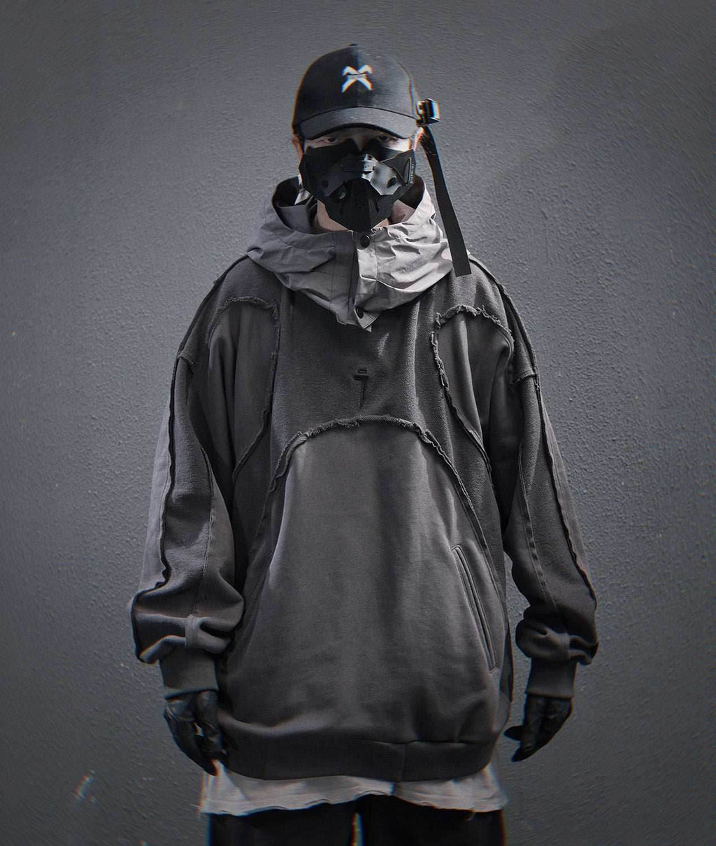 HiH56 Grey NX Hoodie - M
