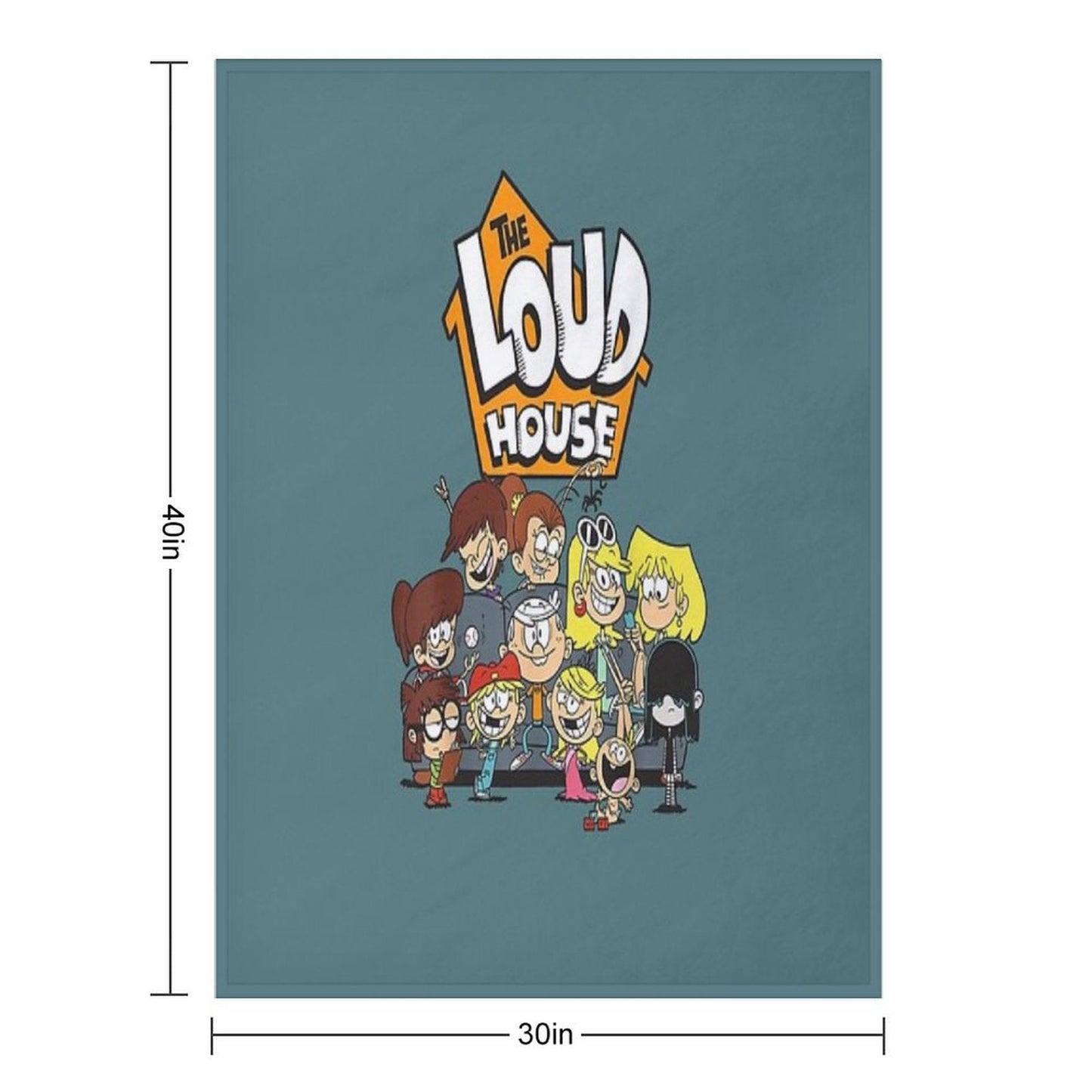 Nickelodeon The Loud House Character Throw Blanket