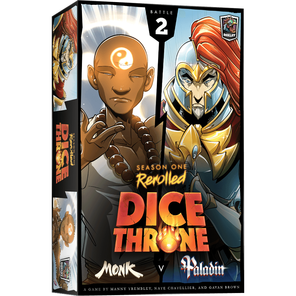 Dice Throne Season 1 - Box 2 - Monk vs Paladin - 