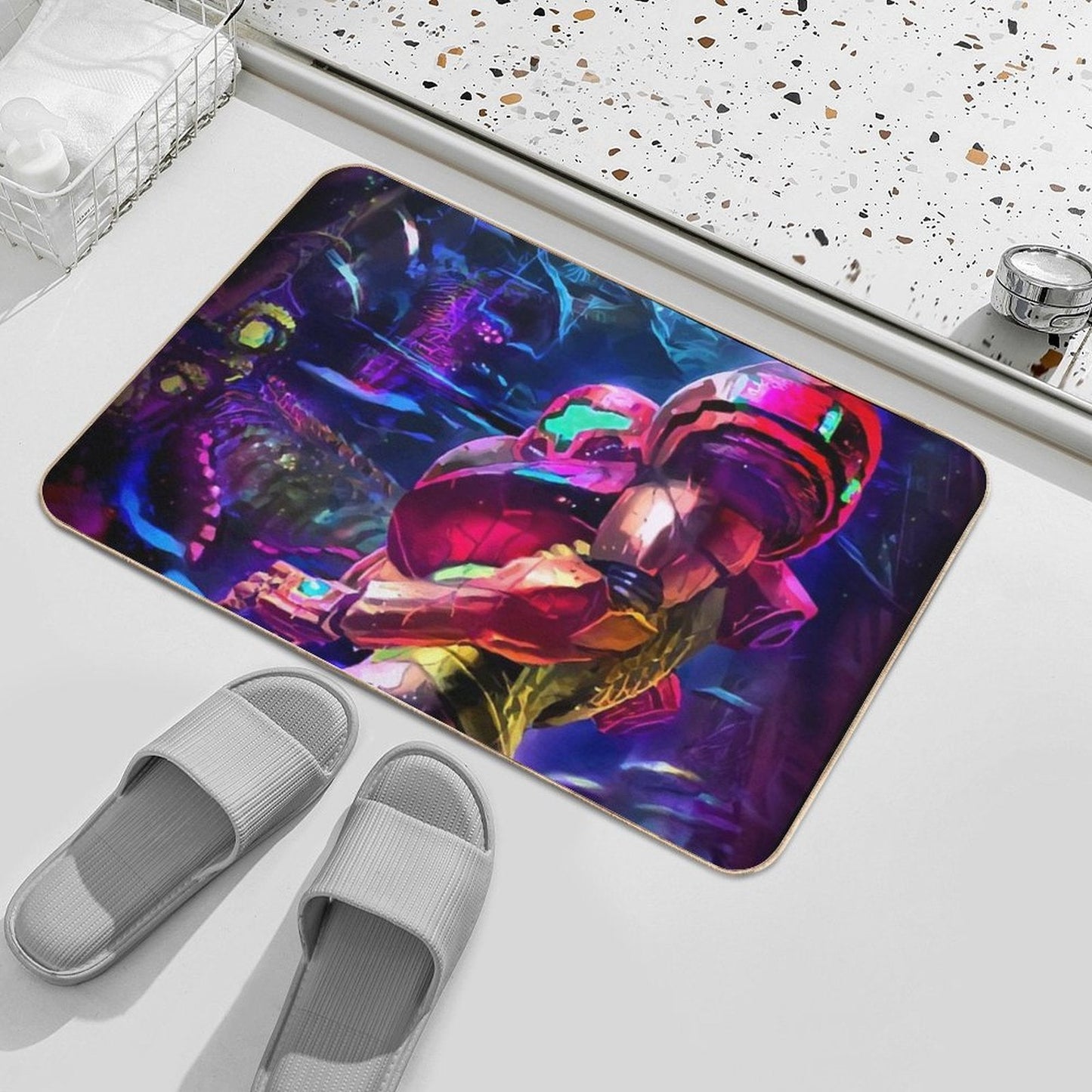 Samus Aran Metroid  Long-Lasting Bath Mat