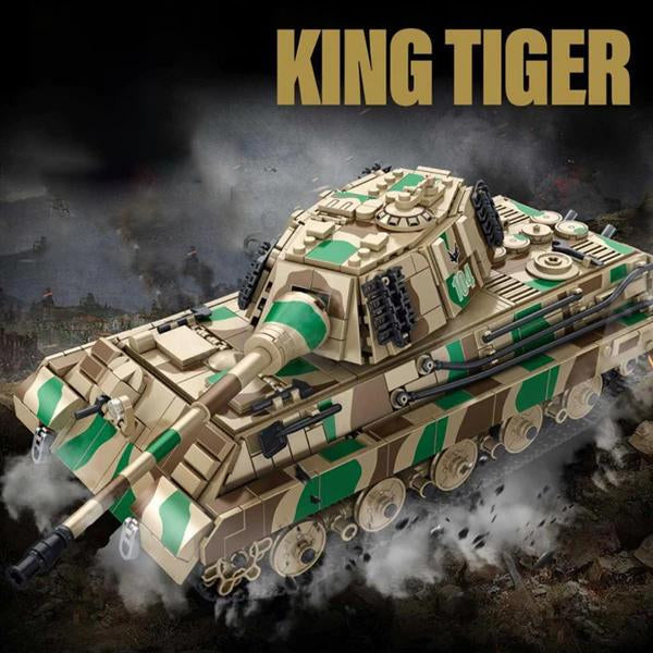 WWII - Remote Controlled German King Tiger Tank - Legendary Series - Mil-Blox