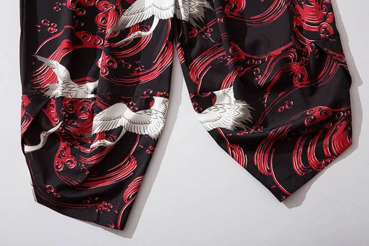 YC142 Red River Cranes Lightweight Pants - Black / S