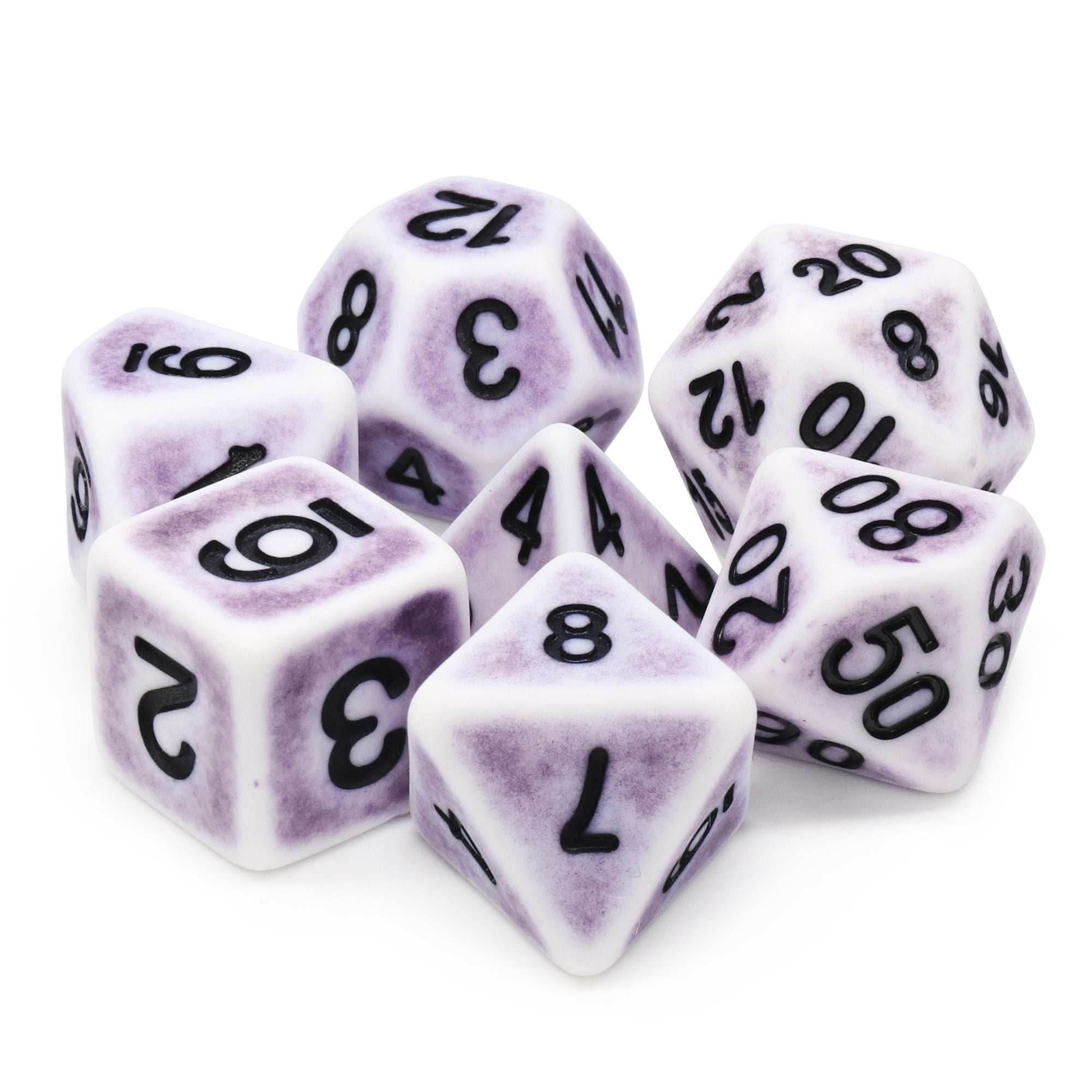 Lavender Ancient 7-Dice Set - 