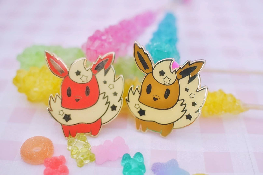 Pokemon: Shiny Flareon Enamel Pin