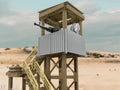 Guard Tower With .50 Cal - Tan - Mil-Blox